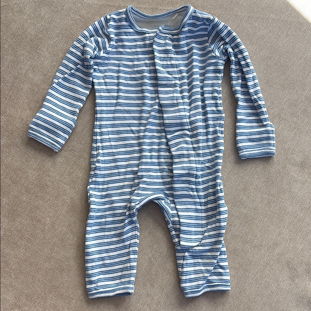 Magnetic Me Striped Blue Kids One Piece